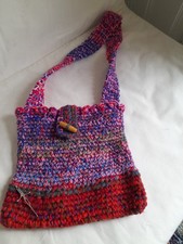 Crochet shoulder bag for sale  HUNTLY