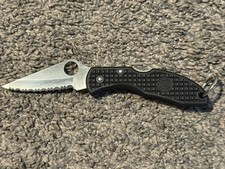 Black spyderco delica for sale  Las Vegas
