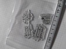 Set silikonstempel clear gebraucht kaufen  Aldersbach
