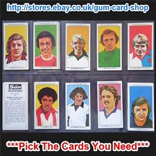 Sun soccercards 1978 for sale  HUNTINGDON