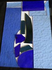 Blue stained glass for sale  STOKE-ON-TRENT