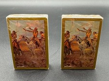 Cartas de baralho vintage fechadas Hoyle baralho duplo, arte ocidental Charles M. Russell comprar usado Cartas de baralho vintage fechadas Hoyle baralho duplo, arte ocidental Charles M. Russell comprar usado  Enviando para Brazil