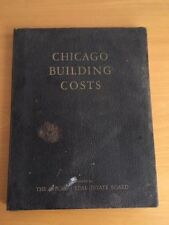 The Chicago Real Estate Board, Chicago Custos de Construção Arquitetura RARA 1935 comprar usado  Enviando para Brazil