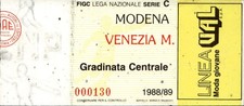 Biglietto ticket stadio usato  Italia