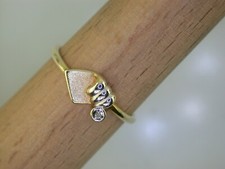 Gelb weißgoldring 585 gebraucht kaufen  Schwendi