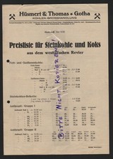 Gotha preisliste steinkohle gebraucht kaufen  Leipzig