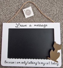 Cat chalk message for sale  BIRMINGHAM