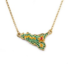 Collana donna isola usato  Mazzarrone