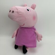 Pelúcia Peppa Pig grande 18" com vestido rosa bicho de pelúcia 2016, usado comprar usado  Enviando para Brazil
