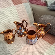 Antique luster jugs for sale  OLDHAM