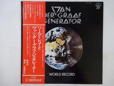 Van Der Graaf Generator World Record Charisma RJ-7185 Japan  VINYL LP OBI, usado comprar usado  Enviando para Brazil