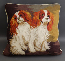 Travesseiro de lã e veludo vintage Cavalier King Charles Spaniel para cachorro em excelente estado usado comprar usado  Enviando para Brazil