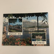 Cartolina saluti como usato  Bologna