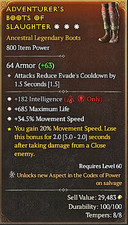 🔥Diablo 4 Temporada 9 ⭐3GA Botas Movimento Int Life comprar usado  Enviando para Brazil