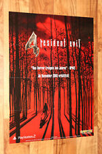 Usado, 2005 Resident Evil 4 / Outbreak File #2 Raro Capcom PS2 Antigo Pequeno Pôster Promocional  comprar usado  Enviando para Brazil