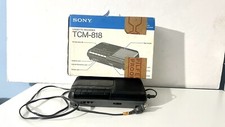 Gravador Sony Cassette Corder TCM-818 reprodutor de fita pessoal testado/funciona , usado comprar usado  Enviando para Brazil