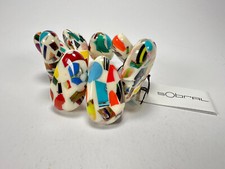 Sobral - Pulseira de Resina Elástica Caillou Marfim "Onda" ( 005329) comprar usado  Enviando para Brazil