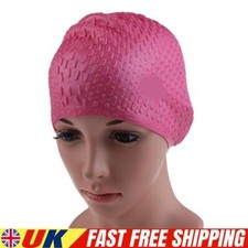 Boné de natação de silicone protetor de orelha esporte boné de natação masculino feminino (vermelho rosa) comprar usado  Enviando para Brazil