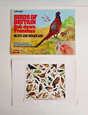 Vintage letraset birds for sale  WALLASEY