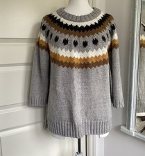Chunky knit fairisle for sale  MATLOCK