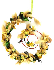 Ghirlanda secca spirale usato  Spedire a Italy
