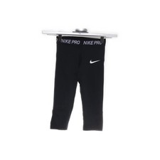 Używany, Nike Pro, legginsy sportowe, rozmiar: 122/128, czarne, elastan/poliester, nadruk #2Td na sprzedaż  PL