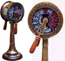 Antigo Estilo Vintage 20" Latão Navio Telégrafo Sala de Máquinas Presente Colecionável comprar usado  Enviando para Brazil