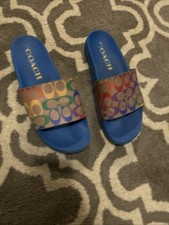 Sapatos confortáveis coloridos Coach tamanho 9D super legais comprar usado  Enviando para Brazil