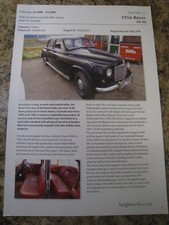 1956 rover car for sale  BRISTOL