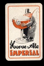 ANÚNCIO ÁLCOOL CARTAS DE BARALHO CAVALO ALE IMPERIAL CÔMICO GENT GRANDE CERVEJA DE VIDRO comprar usado  Enviando para Brazil