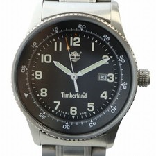 Relógio de quartzo masculino Timberland mostrador preto caixa prata calendário cinto genuíno comprar usado  Enviando para Brazil