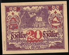 Notgeld berschlierbach öst gebraucht kaufen  Berlin