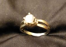 Damen ring weiß gebraucht kaufen  Hamburg