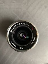 Zeiss biogon 25mm for sale  BOLTON