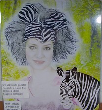Parrucca zebra party usato  Nola