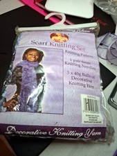 Scarf knitting kit for sale  DEREHAM