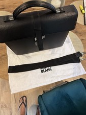 Montblanc black leather for sale Montblanc black leather for sale  NEW MILTON