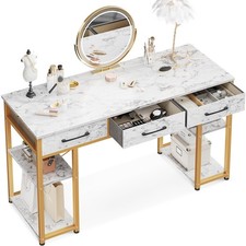 Vanity desk fabric for sale  Aspers