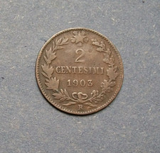 Centesimi 1903 valore usato  Grugliasco