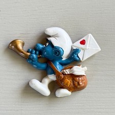 Ímã de PVC envelope carta carteiro vintage Smurfs 1983 comprar usado  Enviando para Brazil
