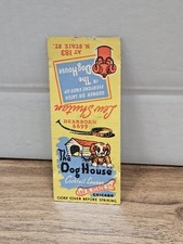 The Dog House Cocktail Lounge Chicago Matchbook Capa Sem Atacante, usado comprar usado  Enviando para Brazil