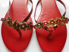 Zehentrenner sandalen damen gebraucht kaufen  Wesertal
