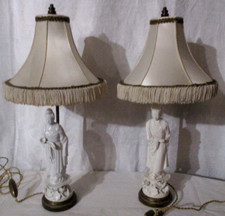 Lampes guanyin porcelaine d'occasion  Cagnac-les-Mines