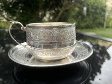 Tasse chocolat argent d'occasion  Montigny-lès-Cormeilles