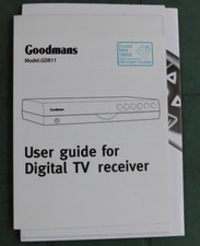 Manual. goodmans digital for sale  BIRMINGHAM