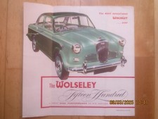 Wolseley 1500 brochure for sale  LONDON