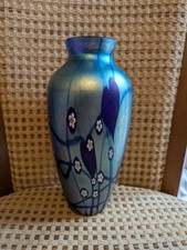 Okra glass blue for sale  STOURBRIDGE