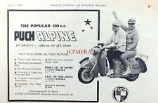 PUCH 'S.R. 150 Alpine' Scooter 1960 motocicletas anúncio: 669/160 comprar usado  Enviando para Brazil