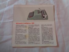 Olivetti lettera istruzioni usato  Varano Borghi