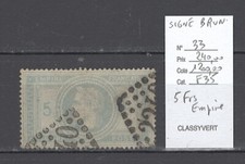 Yvert francs empire d'occasion  Paris XII